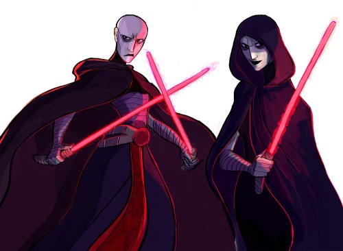 ireallyhateart:some pics of asajj ventress for @asajjventress-1 im still not sure how to draw lights