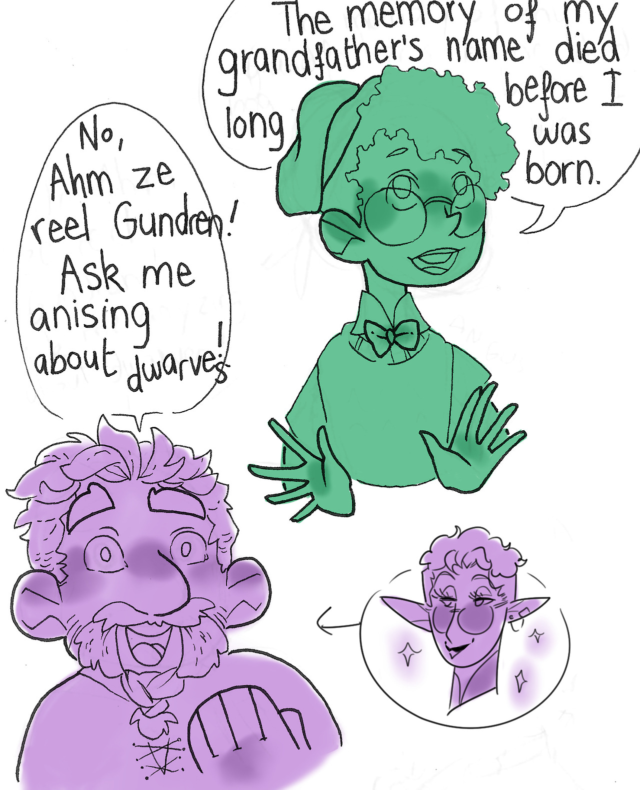 what-it-means-to-be-human: Some TAZ doodles of some of my favourite moments