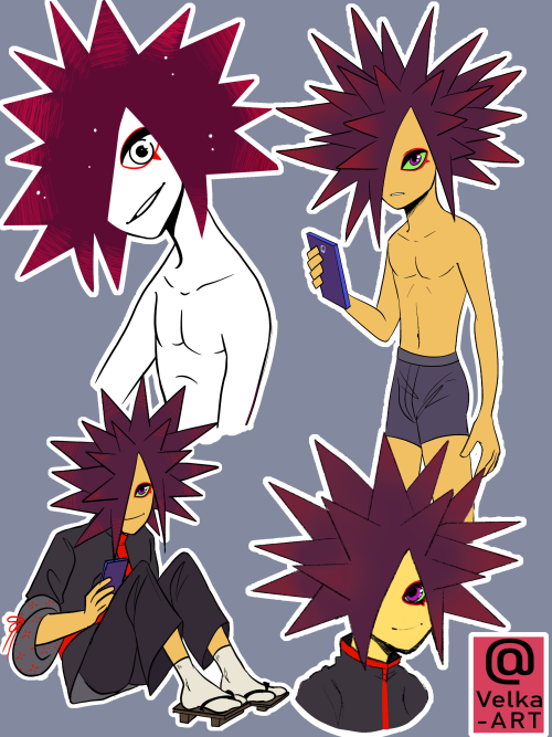 My urchin boy that I have tried to get a feeling for. I don’t know his personality yet… That’s why t