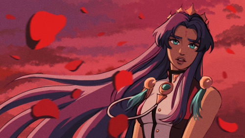 rewatched the utena movie again and still love the way anthy looks in this scene