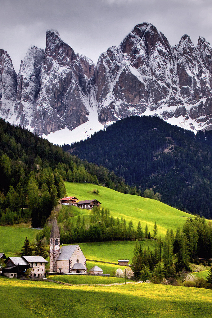 wonderous-world:  Val di Funes, Italy by Matt Burke 