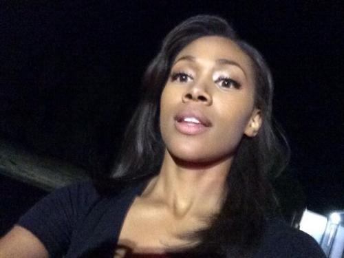 queenconsuelabananahammock:accras:“Late night shoot running to set!” ‏- @nikkibeharieNic