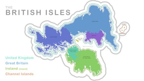 charlesoberonn:mapsontheweb:The British Isles.by@pokateo_East side up is a map orientation I have ye