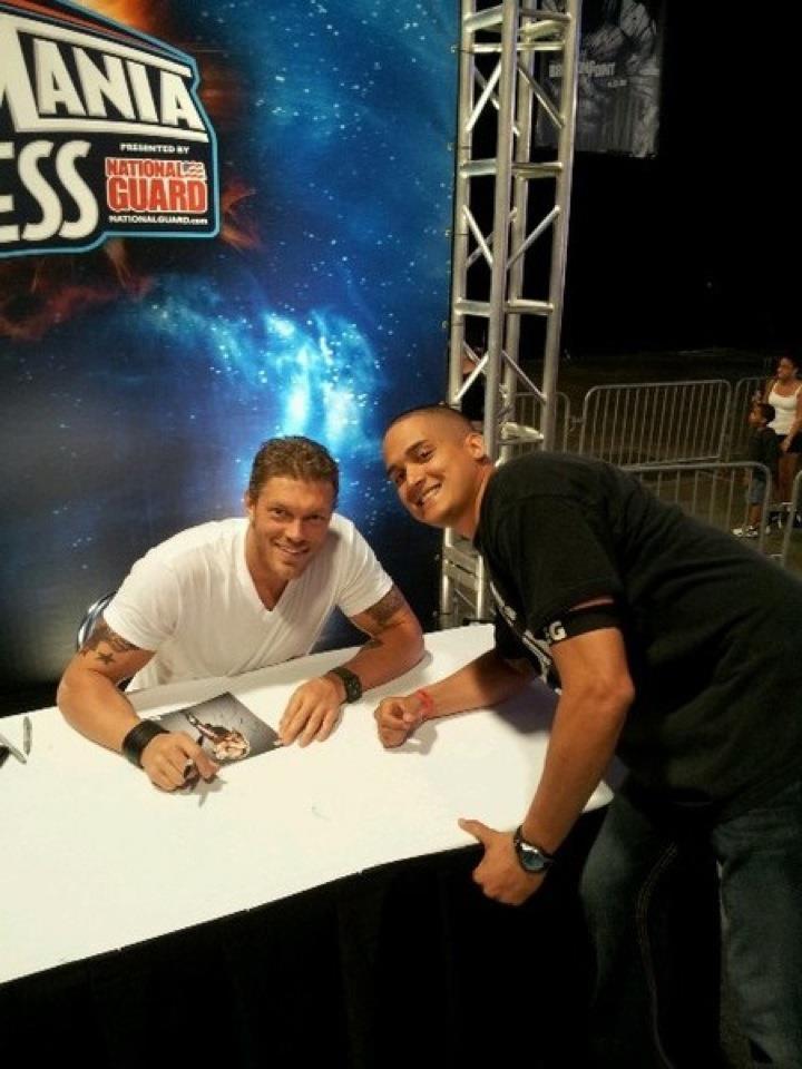 rwfan11:  Edge- with new haircut. I’s not too bad on him, it’s just that after
