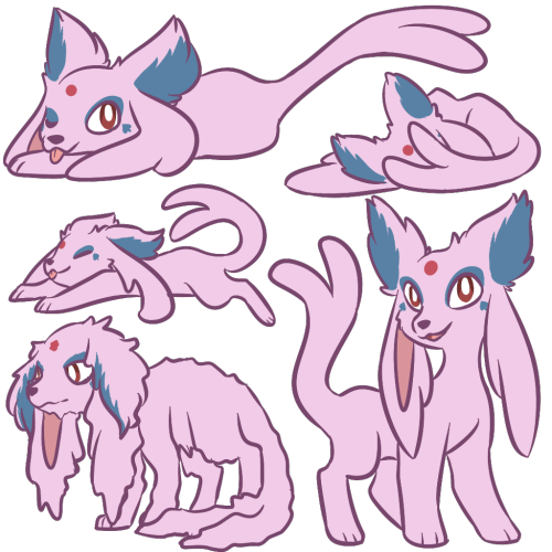 Furfrou but, Eevee? Designs by @goldmouse