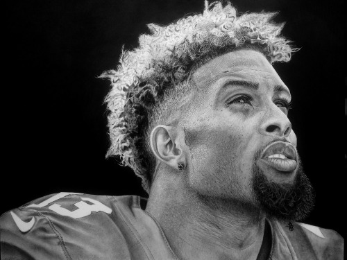 Progression of Odell Beckham Jr. drawing. - Wega13art 