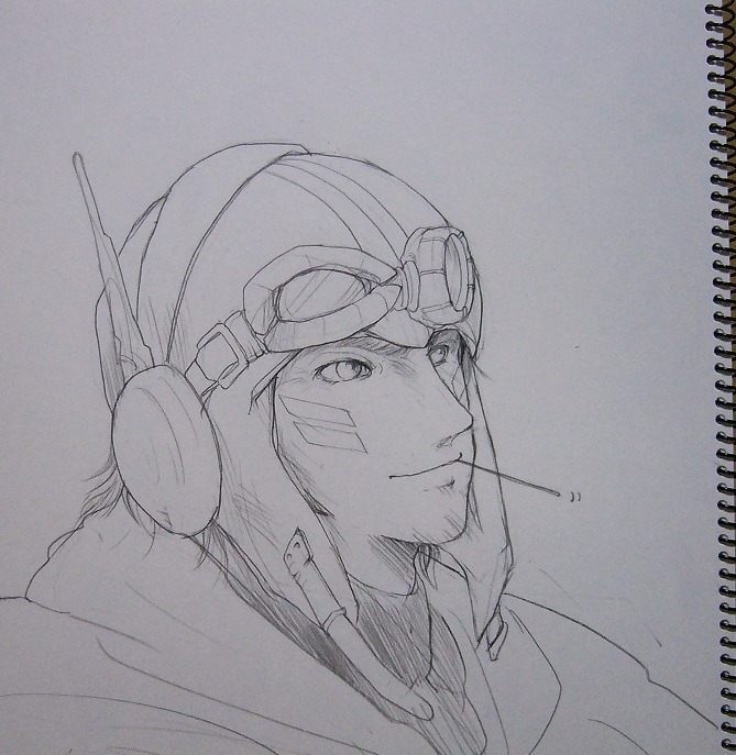toasttweet:  My Sketchbook (2nd for AOE, just finished) 