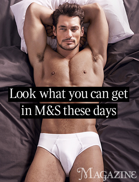 david-gandy:  David Gandy for Autograph | Marks & Spencer Underwear Collection http://davidgandyfr.sosugary.org/thumbnails.php?album=154  they do this on purpose… “LOOK WHAT YOU CAN SEE!”yeah…fuck you LOL XD