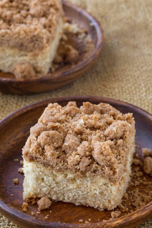 foodffs:Classic New York Crumb Cake Just Like The Kind You Would Find In Your Favorite Coffee Shop, 