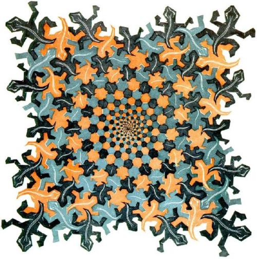 Maurits Cornelis Escher , Geckos  and Lizards