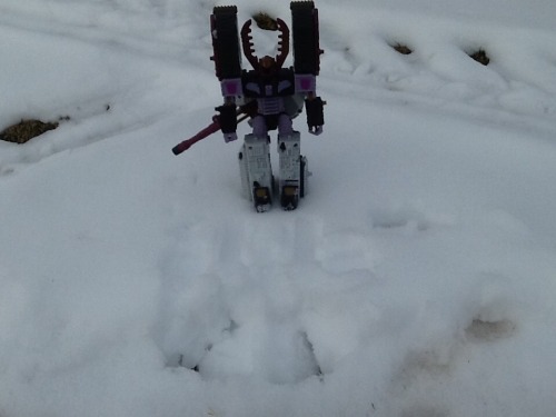 madmud2730:  Some friends of mine wanted me to take my Armada Galvatron and make snow angels with hi