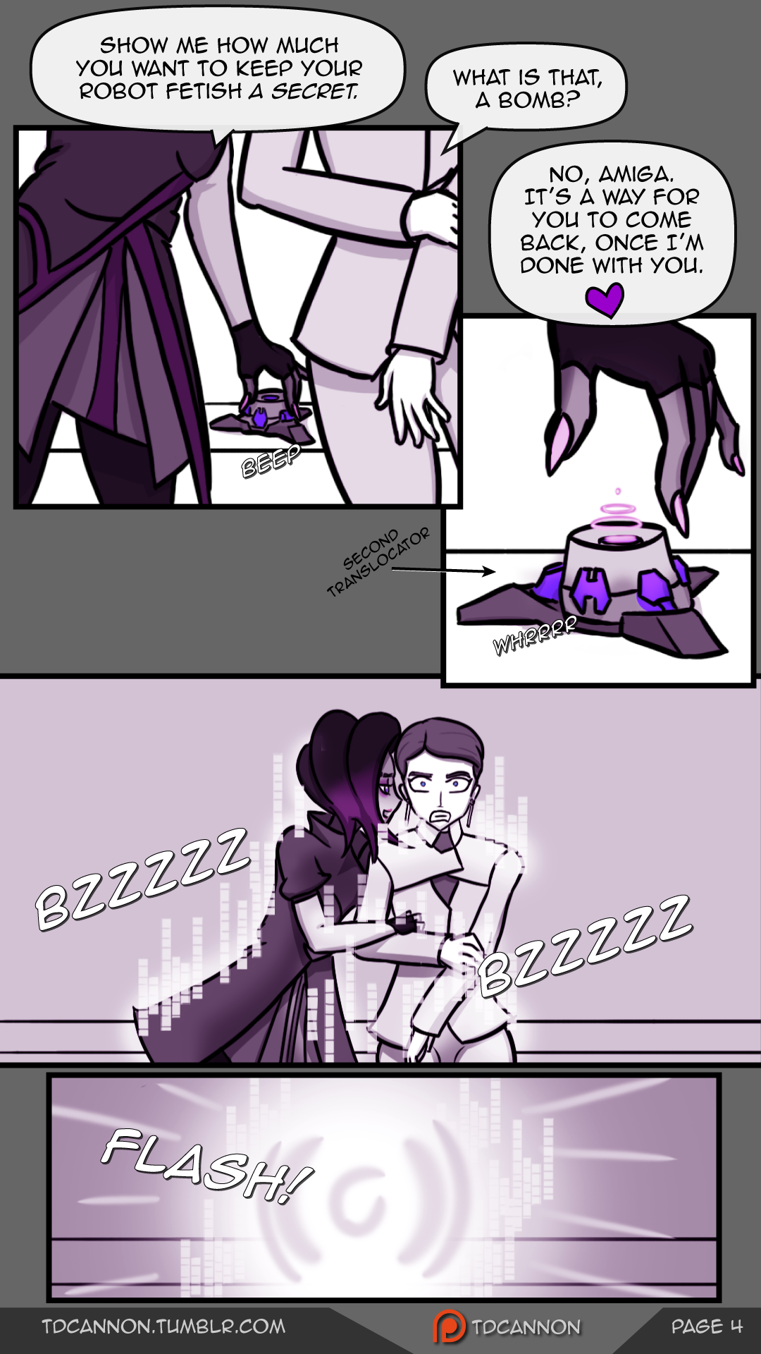 Sombra comic (Ongoing) gets an update! Page 5 and 6 are released!  Hope you like