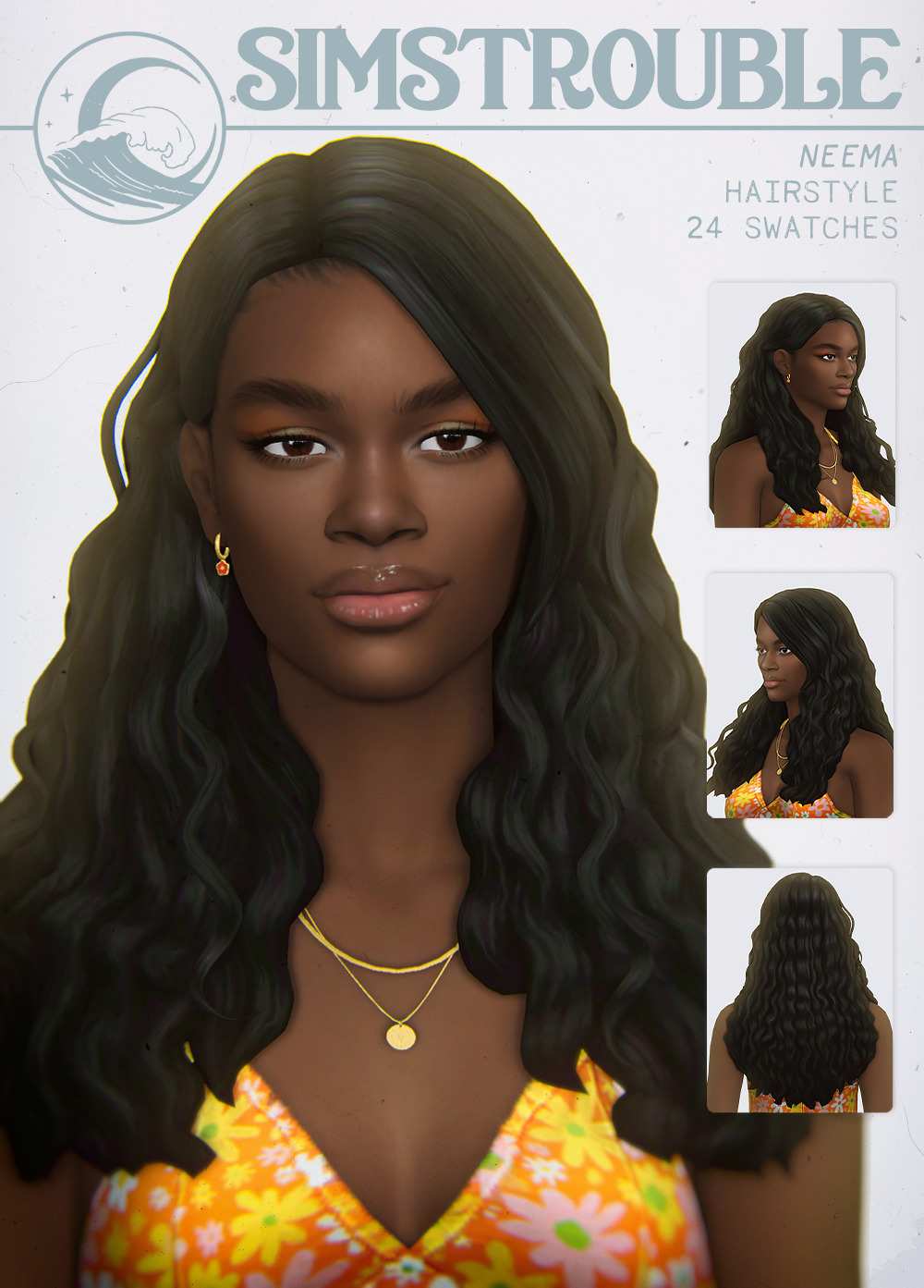 NEEMA by simstroubleNo excuses, curls are just fun to make…
