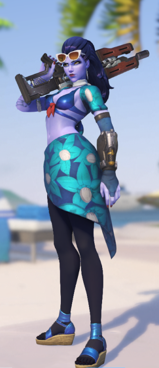 The summer games are here! Widowmaker has gotten a new sexy skin! So sexy that i added more to it! H