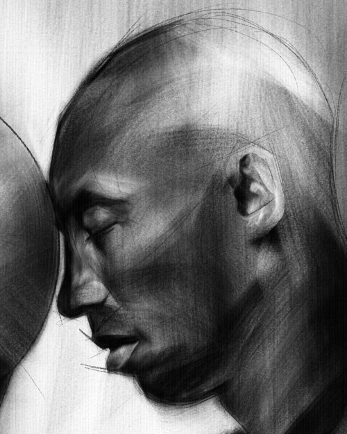 RIP #kobe #portrait #rip #charcoal #brush #brushes #ipad #ipadpro #apple #applepencil #traditionalfe