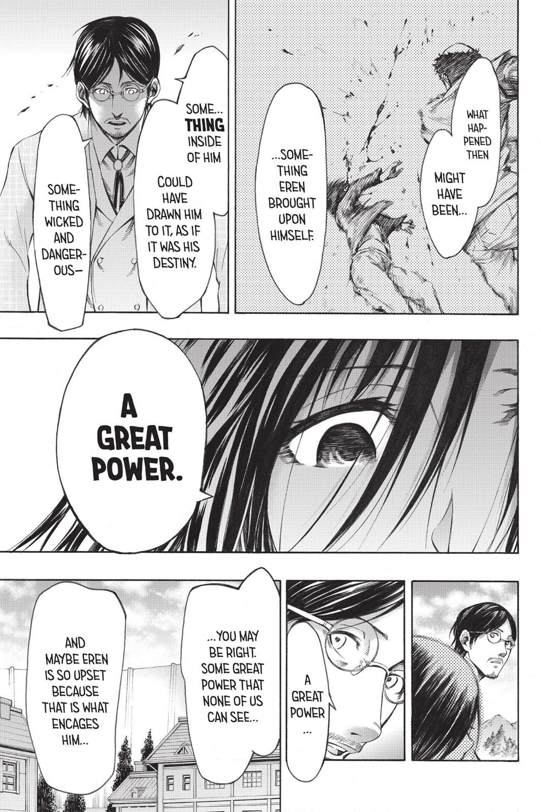 The foreshadowing for this moment is more clear in the manga, Notice where Grisha  is looking : r/ShingekiNoKyojin