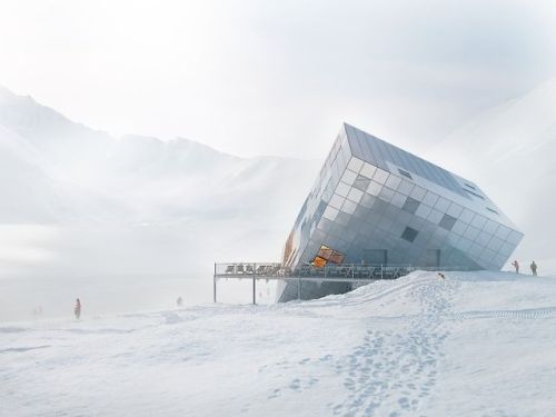 nnmprv:  Cuboidal Mountain Hut by Atelier 8000. You can find me on: Instagram | Pinterest | Behance 