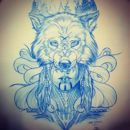 daveolteanuart:  Would love to tattoo this lady. Contact @pacificink_terrigal or email daveolteanuart@hotmail.com if you’re interested :) @pacificink_terrigal @inkjecta @sullenclothing