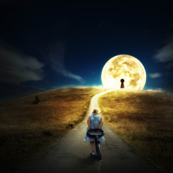 moonipulations:  Key to the Moon – Photography by Reto Imhof http://bit.ly/1tAVC72  #moon  #fantasyart  #dreams    ﻿