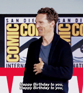 poirott:“It was my birthday yesterday.”Fans sing Happy Birthday to Benedict Cumberbatch at Marvel’s 