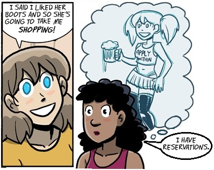 Joyce Gets A New Dress