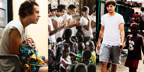 hstuyles:2013 ThrowbackOne Direction visits Ghana for Comic Relief