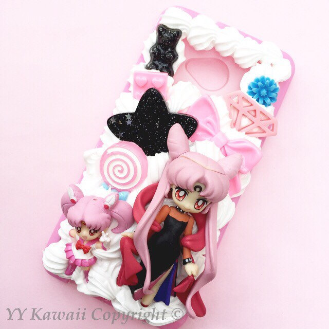 kawaiiordiebitch:  Custom kawaii Sailor moon minimoon wicked lady decoden phone case