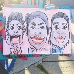 Caricature done at Dairy Delight.  Summer