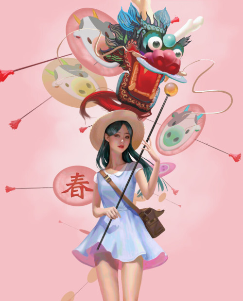 2021 Chinese New Year  Fish man ( Yu Ing )www.artstation.com/artwork/oAmmqL 