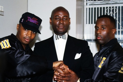 Chuck D, Khalid Abdul Muhammad and Brother James (Circa 1991)