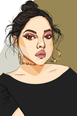 gordacrybaby:  anna-toman:  yet another weird portrait of a person, who’s selfie I stumbled upon on tumblr (original @gordacrybaby) because I needed to distract myself from what I was doingand I ended up spending like two hours on iti can’t paint
