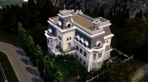 Second EmpireI managed to finish exterior of the house.