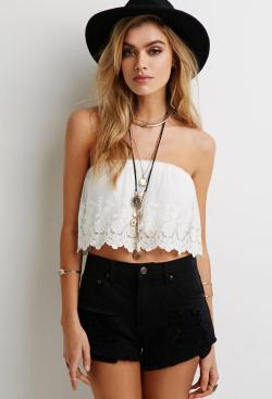 fitness-fits-me:  Lace Crop Top for .37♡