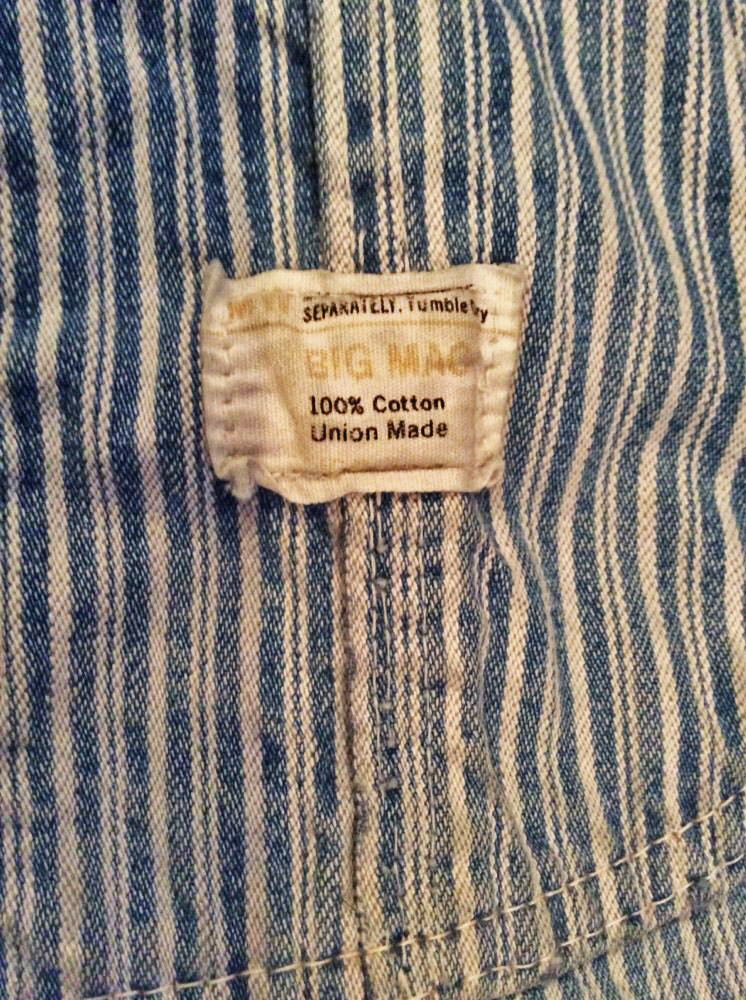 STUDIO ZERO JEANS, DENIM HERITAGE & INDIGO — 1960s hickory fabric