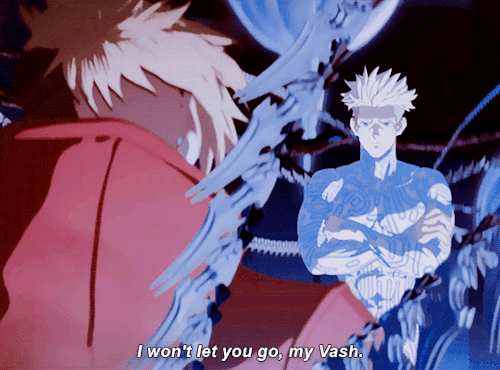 Scenes Where Knives Says My Vash In The German Dub.