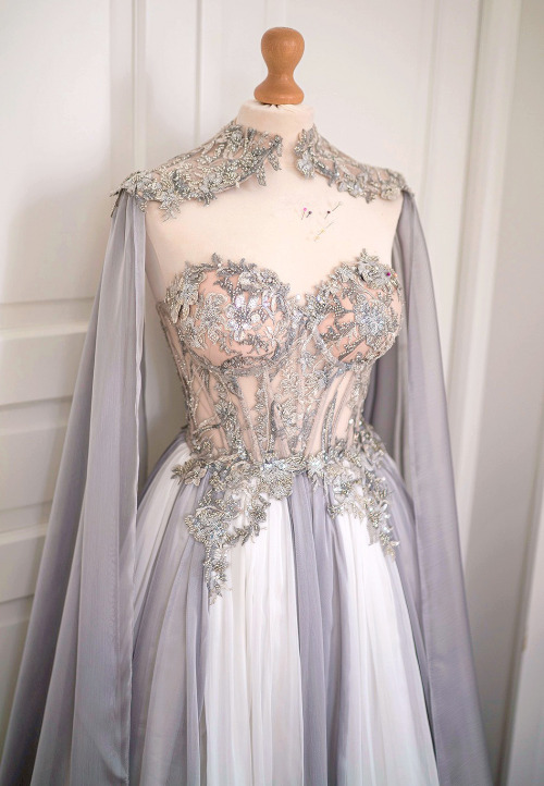 evermore-fashion: Chotronette ‘Royal Icing’ Gown