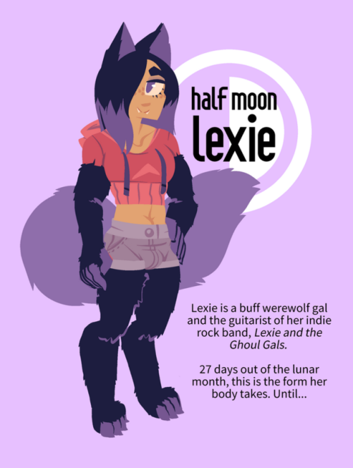 droolcutie: Lexie is a toppy werewolf guitarist and most of her songs are about her dick. Check below the jump for her full bio! Keep reading 