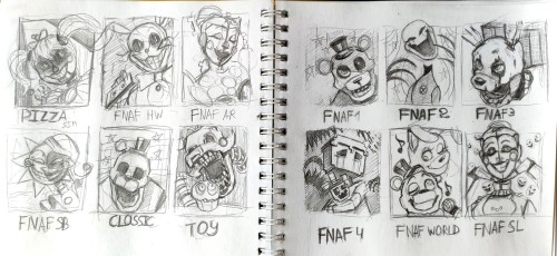 I Want To Participate In This Challenge. Soo I've Already Made Sketches For Some Of The Characters And