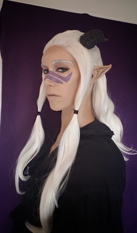 Moonshadow Elf Runaan from TheDragonPrince NetflixIch love his character design. White hair and po