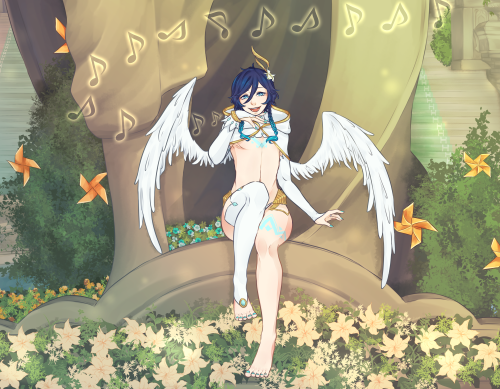 jin-seiko:
“Me? Draw half naked god Venti during windblume festival? It’s more likely than you’d think.
”