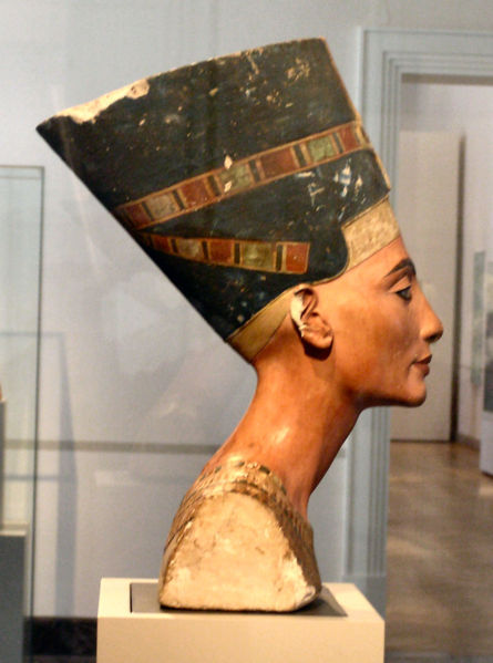 Bust of Queen Nefertiti, Amarna Period; 18th dynasty
