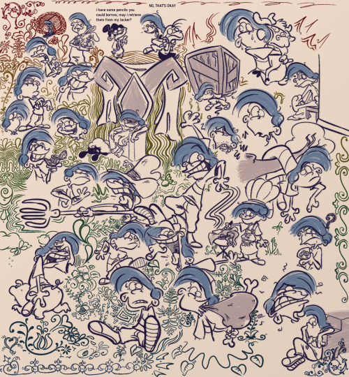 mariekanker: someone requested i draw rolf . well i’ve been meaning to do a rolf doodle page of sort