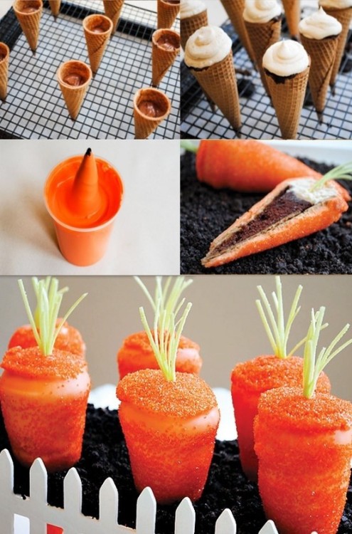 Perfect Easter carrot cupcake idea. I can&rsquo;t agree more.