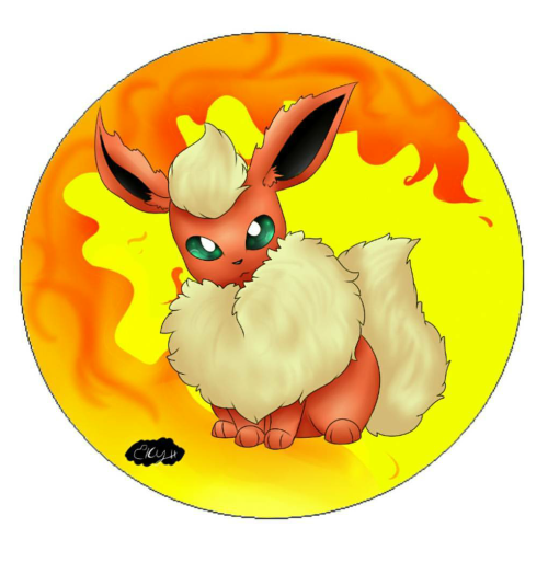 My 1st official sticker set! The eeveelutions They are on sale! 2" diameter stickers, $1.00 eac