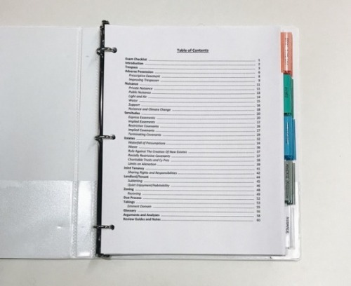 lawyerd:64 | Here, have this 70 page Property Law outline. I made it with my tears