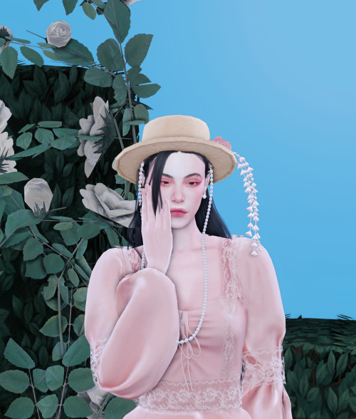 BED_TS4 FM Feel my rhythm rose straw hat Download (Early access / 2022.April.23)