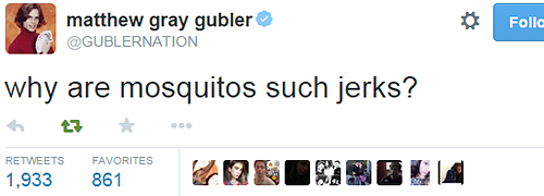 doctorisles:When I find myself in times of trouble, Matthew Gray Gubler comes to me, speaking words 