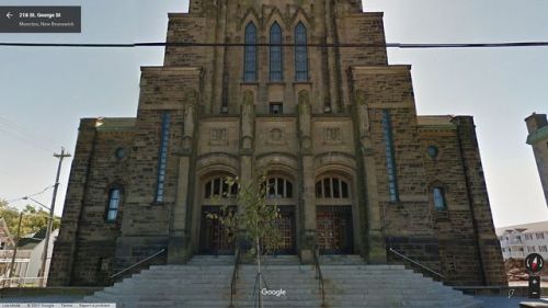 streetview-snapshots:Notre-Dame De L'Assomption Cathedral, St George Street, Moncton