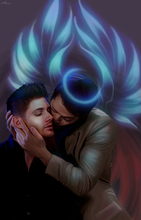licieoic:“The Kiss” - Digital Oil PaintingMy contribution to @theroadsofararchive ‘s April prompt - 