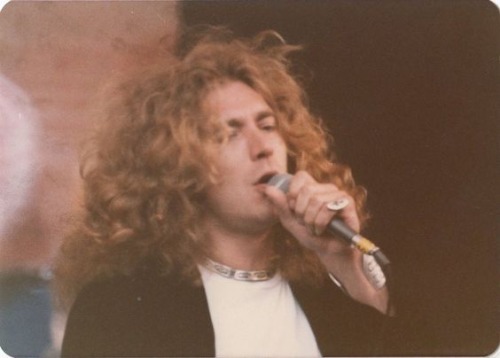 waywaydowninside: Robert Plant, July 24, 1977, Oakland CA.
